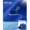 imageWomens Workout Tops VNeck Short Sleeve UPF 50 Sun Shirt Moisture Wicking Quick Dry Top for Gym Running AthleticBlue