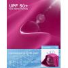 imageWomens Workout Tops VNeck Short Sleeve UPF 50 Sun Shirt Moisture Wicking Quick Dry Top for Gym Running AthleticRose Red