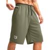 imageG Gradual Mens Long Basketball Shorts with Zipper Pocket 11 Quick Dry Gym Shorts Lightweight Mesh Athletic Shorts for MenSage