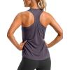 imageG Gradual Womens Workout Tank Tops Racerback Athletic Yoga Tops Loose Fit Sleeveless Running Gym Sports Shirts for WomenPurple Grey