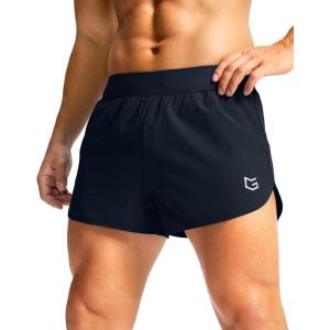 imageG Gradual Running Shorts for Men 3 Inch Lighweight Quick Dry Workout Gym Athletic Jogging Shorts with Inner Key PocketNavy