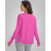 imageG Gradual Sweatshirt for Women Buttery Soft Yoga Tops Crewneck Modal Pullover Shirts Side Slit Thumb HolesRose Pink