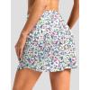 imageG Gradual Skorts for Woman Golf Skirt High Waisted with 2 Inner Pockets Builtin Shorts Stretchy for Tennis Summer CasualAbstract Floral