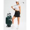 imageG Gradual Skorts for Woman Golf Skirt High Waisted with 2 Inner Pockets Builtin Shorts Stretchy for Tennis Summer CasualBlack