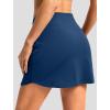 imageG Gradual Skorts for Woman Golf Skirt High Waisted with 2 Inner Pockets Builtin Shorts Stretchy for Tennis Summer CasualBlue