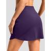 imageG Gradual Skorts for Woman Golf Skirt High Waisted with 2 Inner Pockets Builtin Shorts Stretchy for Tennis Summer CasualDeep Purple
