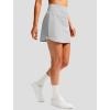 imageG Gradual Skorts for Woman Golf Skirt High Waisted with 2 Inner Pockets Builtin Shorts Stretchy for Tennis Summer CasualGrey