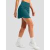imageG Gradual Skorts for Woman Golf Skirt High Waisted with 2 Inner Pockets Builtin Shorts Stretchy for Tennis Summer CasualIndigo