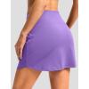 imageG Gradual Skorts for Woman Golf Skirt High Waisted with 2 Inner Pockets Builtin Shorts Stretchy for Tennis Summer CasualLavender