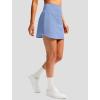 imageG Gradual Skorts for Woman Golf Skirt High Waisted with 2 Inner Pockets Builtin Shorts Stretchy for Tennis Summer CasualLight Blue