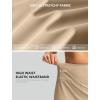 imageG Gradual Skorts for Woman Golf Skirt High Waisted with 2 Inner Pockets Builtin Shorts Stretchy for Tennis Summer CasualLight Khaki