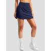 imageG Gradual Skorts for Woman Golf Skirt High Waisted with 2 Inner Pockets Builtin Shorts Stretchy for Tennis Summer CasualNavy