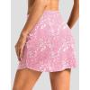 imageG Gradual Skorts for Woman Golf Skirt High Waisted with 2 Inner Pockets Builtin Shorts Stretchy for Tennis Summer CasualPink Paisley
