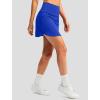 imageG Gradual Skorts for Woman Golf Skirt High Waisted with 2 Inner Pockets Builtin Shorts Stretchy for Tennis Summer CasualRoyal Blue