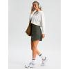 imageG Gradual Skorts for Woman Golf Skirt High Waisted with 2 Inner Pockets Builtin Shorts Stretchy for Tennis Summer CasualSage Green