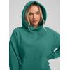 imageG Gradual Hoodies for Women Oversized Fleece Sweatshirt with Pocket Loose Fit Casual Athletic Workout PulloverArctic Green
