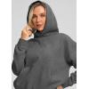 imageG Gradual Hoodies for Women Oversized Fleece Sweatshirt with Pocket Loose Fit Casual Athletic Workout PulloverGrey