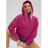 imageG Gradual Hoodies for Women Oversized Fleece Sweatshirt with Pocket Loose Fit Casual Athletic Workout PulloverRose
