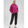 imageG Gradual Hoodies for Women Oversized Fleece Sweatshirt with Pocket Loose Fit Casual Athletic Workout PulloverRose