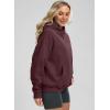 imageG Gradual Hoodies for Women Oversized Fleece Sweatshirt with Pocket Loose Fit Casual Athletic Workout PulloverWine
