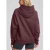 imageG Gradual Hoodies for Women Oversized Fleece Sweatshirt with Pocket Loose Fit Casual Athletic Workout PulloverWine