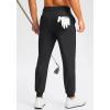 imageG Gradual Mens Golf Joggers Pants 4 Pockets with Belt Loops 28quot Stretch Slim Fit Dress Joggers for Men Casual TravelBlack