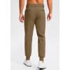 imageG Gradual Mens Golf Joggers Pants 4 Pockets with Belt Loops 28quot Stretch Slim Fit Dress Joggers for Men Casual TravelDeep Khaki
