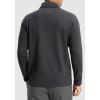 imageG Gradual Quarter Zip Pullover for Men Fleece Lined Sweatshirt Long Sleeve Winter Golf Shirt Mock Neck Polo Running SweaterBlack