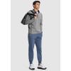 imageG Gradual Quarter Zip Pullover for Men Fleece Lined Sweatshirt Long Sleeve Winter Golf Shirt Mock Neck Polo Running SweaterDusty White