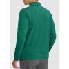 imageG Gradual Quarter Zip Pullover for Men Fleece Lined Sweatshirt Long Sleeve Winter Golf Shirt Mock Neck Polo Running SweaterForest Green