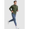 imageG Gradual Quarter Zip Pullover for Men Fleece Lined Sweatshirt Long Sleeve Winter Golf Shirt Mock Neck Polo Running SweaterOlive