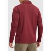 imageG Gradual Quarter Zip Pullover for Men Fleece Lined Sweatshirt Long Sleeve Winter Golf Shirt Mock Neck Polo Running SweaterRed