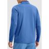 imageG Gradual Quarter Zip Pullover for Men Fleece Lined Sweatshirt Long Sleeve Winter Golf Shirt Mock Neck Polo Running SweaterRoyal Blue
