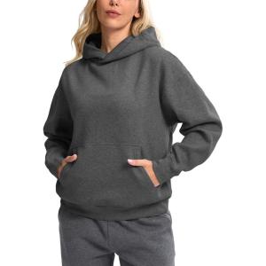 imageG Gradual Hoodies for Women Oversized Fleece Sweatshirt with Pocket Loose Fit Casual Athletic Workout PulloverGrey
