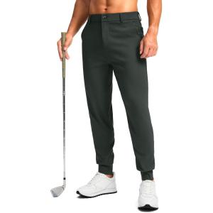 imageG Gradual Mens Golf Joggers Pants 4 Pockets with Belt Loops 28quot Stretch Slim Fit Dress Joggers for Men Casual TravelGraphite Grey