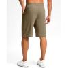 imageG Gradual Casual Shorts for Men 11quot Lightweight Mens Golf Shorts Stretch with 3 Pockets Quick Dry Summer Breathable ShortsMedium Khaki