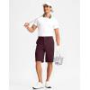 imageG Gradual Casual Shorts for Men 11quot Lightweight Mens Golf Shorts Stretch with 3 Pockets Quick Dry Summer Breathable ShortsWine