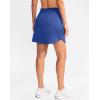 imageG Gradual Golf Skirts for Women Zipper Pockets High Waisted Skorts for Woman Tennis Athletic Workout Casual SummerBlue