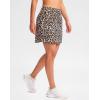 imageG Gradual Golf Skirts for Women Zipper Pockets High Waisted Skorts for Woman Tennis Athletic Workout Casual SummerBrown Leopard