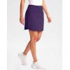 imageG Gradual Golf Skirts for Women Zipper Pockets High Waisted Skorts for Woman Tennis Athletic Workout Casual SummerDeep Purple