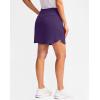 imageG Gradual Golf Skirts for Women Zipper Pockets High Waisted Skorts for Woman Tennis Athletic Workout Casual SummerDeep Purple