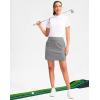 imageG Gradual Golf Skirts for Women Zipper Pockets High Waisted Skorts for Woman Tennis Athletic Workout Casual SummerLight Grey