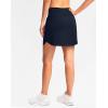imageG Gradual Golf Skirts for Women Zipper Pockets High Waisted Skorts for Woman Tennis Athletic Workout Casual SummerNavy