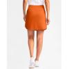 imageG Gradual Golf Skirts for Women Zipper Pockets High Waisted Skorts for Woman Tennis Athletic Workout Casual SummerOrange