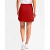 imageG Gradual Golf Skirts for Women Zipper Pockets High Waisted Skorts for Woman Tennis Athletic Workout Casual SummerRed