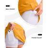 imageG Gradual Golf Skirts for Women Zipper Pockets High Waisted Skorts for Woman Tennis Athletic Workout Casual SummerYellow Orange
