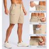 imageG Gradual Mens Casual Shorts 7quot 9quot Lightweight 4 Pockets Stretch QuickDry Summer Shorts for Golf Work Hiking Trips 7quot Light Khaki L
