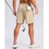 imageG Gradual Mens Casual Shorts 7quot 9quot Lightweight 4 Pockets Stretch QuickDry Summer Shorts for Golf Work Hiking Trips 7quot Light Khaki L