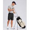 imageG Gradual Mens Casual Shorts 9quot Lightweight 4 Pockets Stretch QuickDry Summer Shorts for Golf Work Hiking Trips 7quot Black 3XL