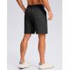 imageG Gradual Mens Casual Shorts 9quot Lightweight 4 Pockets Stretch QuickDry Summer Shorts for Golf Work Hiking Trips 7quot Black 3XL
